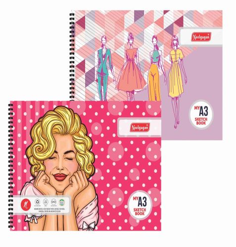 Neelgagan A3 Twin Wire Bound My Sketch Book