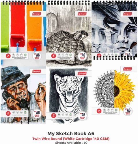 Neelgagan A6 Twin Wire Bound MY Sketch Book