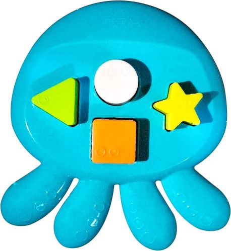 Plastic Octo Shape Puzzle Sorter Toy, Color : Multicolor