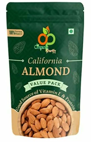 Printed Plastic California Almonds Standup Zipper Pouches