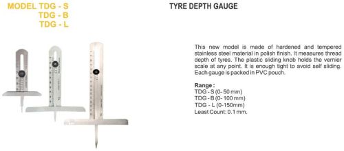 Kristeel 0-50 Mm Tyre Depth Gauge, Model: Tdg S