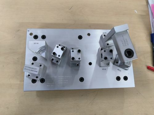 Anodized Aluminium Aerospace Checking Fixture, Color : Grey, Silver