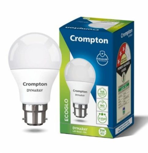 Polycarbonate 9W Crompton Dynaray LED Light Bulb, Color : White