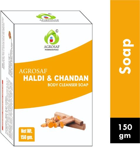Agrosaf Haldi Chandan Body Cleanser Soap