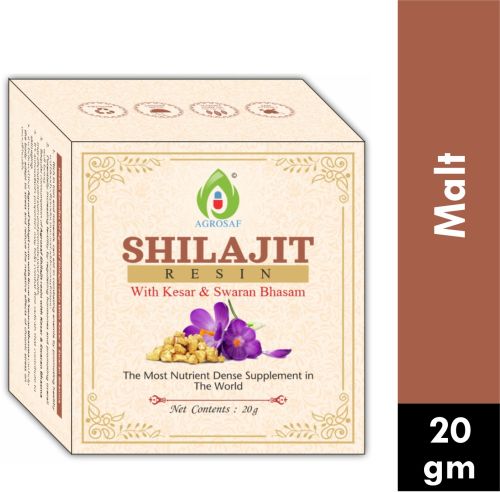 Agrosaf Shilajit Resin With Kesar