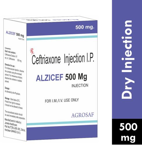 Alzicef Tz 500mg Injection, Grade Standard : Pharm Grade