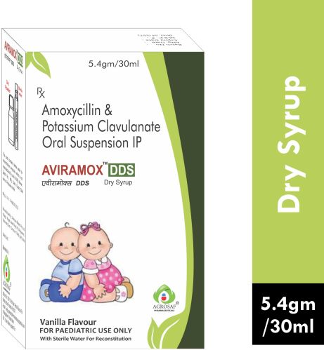 Agrosaf Pharmaceuticals Aviramox Dds Dry Syrup, Form : Solid