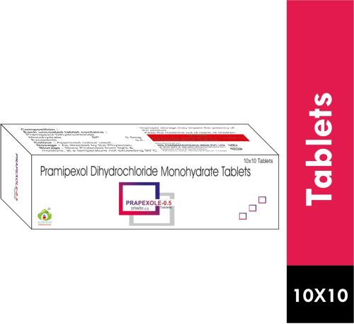 Prapexole 0.5 Tablet, Prescription/non Prescription : Precription