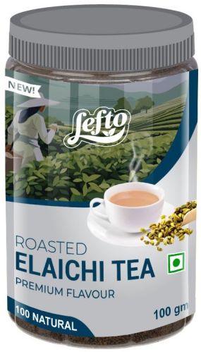 Lefto Roasted Elaichi Tea, Form : Granules, Packaging Size : 100gm