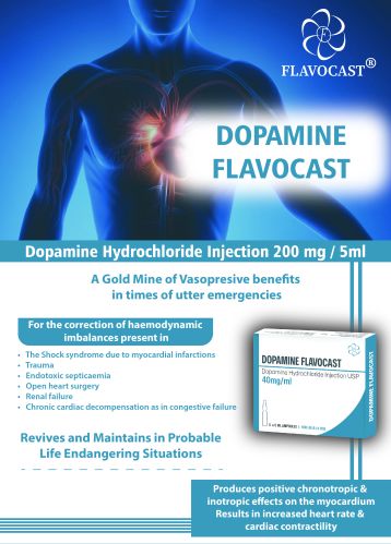 Dopamine Hydrochloride Injection 200 Mg / 5 Ml