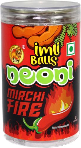 Sher Imli Balls Mirchi Fire, Shape : Round