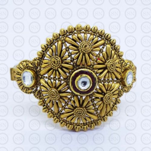 Polished AB02 Gold Bangles, Color : Golden, Gender : Female