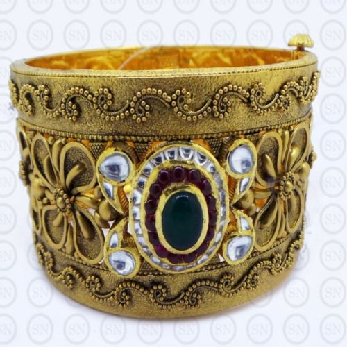 Polished AB05 Gold Bangles Party Wear, Gender : Female