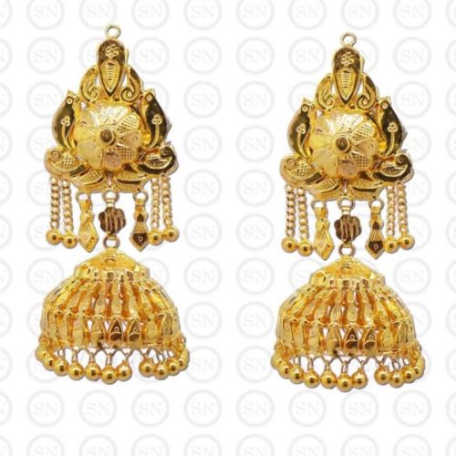 Polished EJ03 Gold Jhumka Antique, Gender : Female