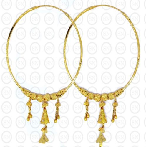 Gold Polished RB15 Stud Drops Party Wear Antique