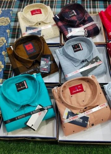 Printed Cotton Men Half Sleeve Shirt, Color : Multicolor