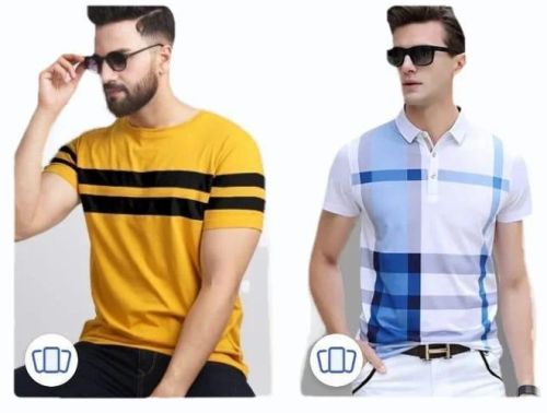 Printed Mens Cotton T Shirt Xxl, Xl