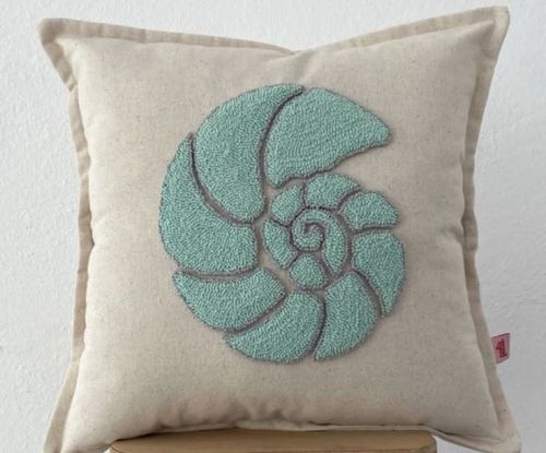 Elora Silk Tufted Cushion Cover, Color : Multicolor