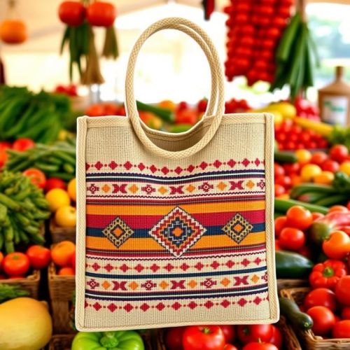 Jute Grocery Bags, Packaging Type : Natural