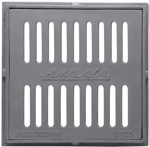 Himalaya FRP Water Gully Cover, Color : Grey, Dimension : 600x600mm