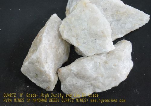 Quartz Lumps M Grade, Color : White, Form : Solid