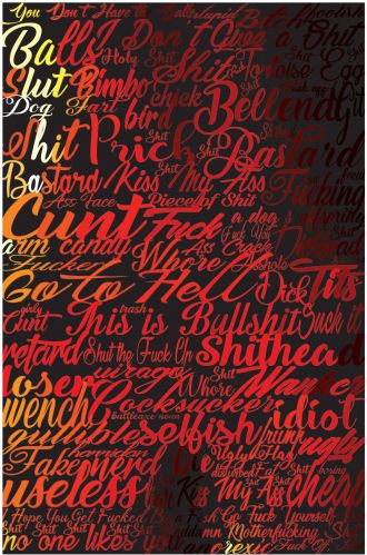 Poetic Touch Print – Romantic Abstract Form