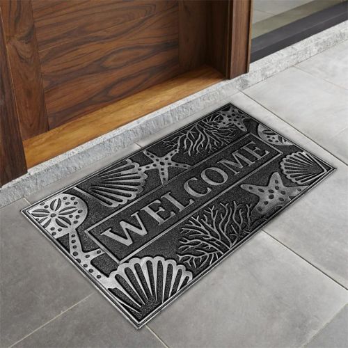 Rubber Welcome Door Mat Multisize, Hardness : Soft