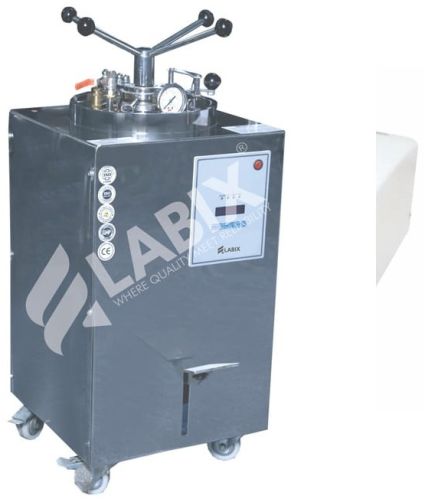 Vertical Square Autoclave (Fully Automatic), Color : Silver