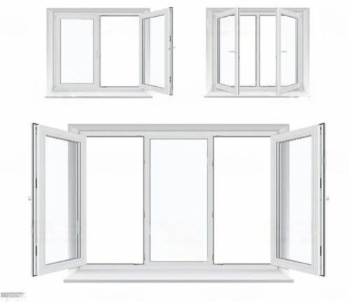 Aluminium Window Frames, Color : Silver