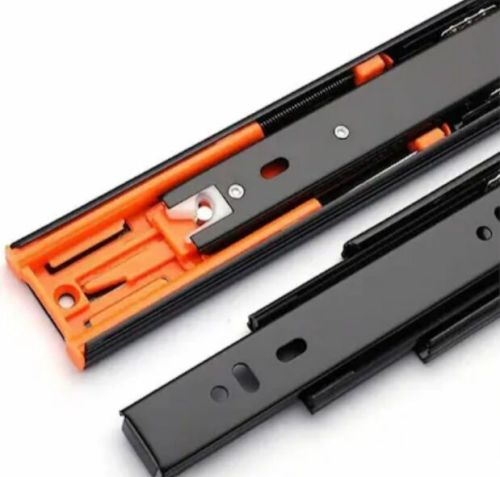 Steel Heavy Duty Cabinet Drawer Slides, Color : Black