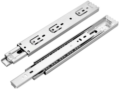 Steel Silent Drawer Slides, Color : Silver, Length : 12 Inches