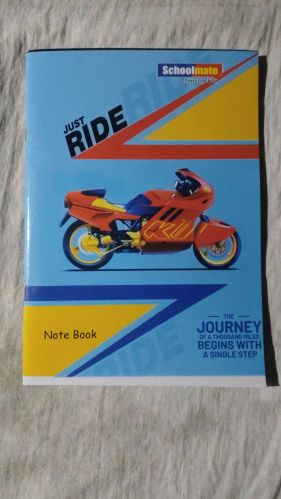 Camel Spiral Plain Printed Notebook 10x8Inch