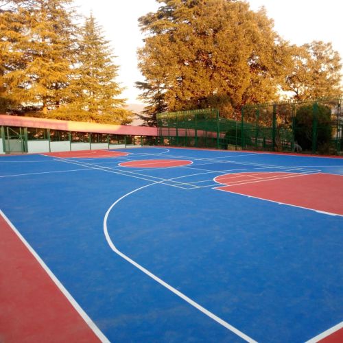 8 Layer Synthetic Sports Flooring Service