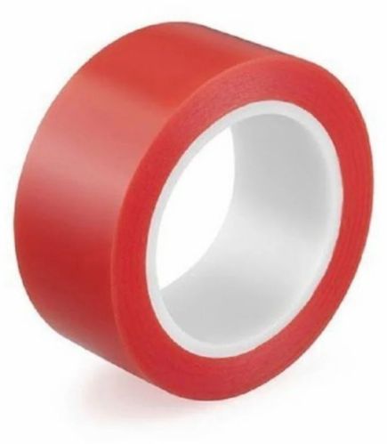 Grippo Double Sided Red Linear Polyester Tape, Packaging Type : Roll