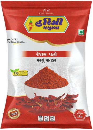 Harishree Masala Resham Patto Chilli Powder Premium 1kg, Color : Red