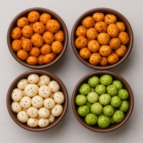 Roasted Flavoured Makhana, Taste : Salty