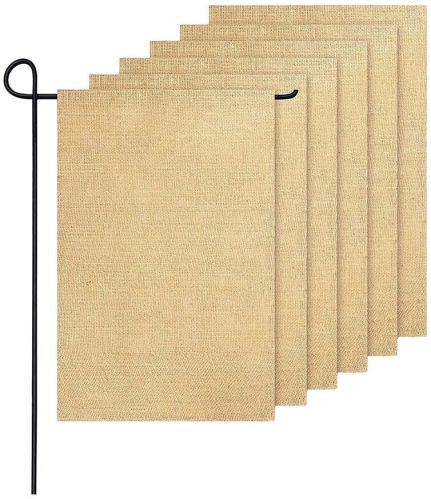 Burlap Garden Decorative Flag - KDH - 009