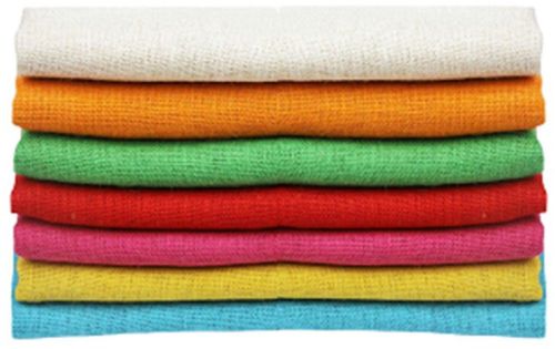 Multi Color Burlap Hessian Fabric - KFR - 004