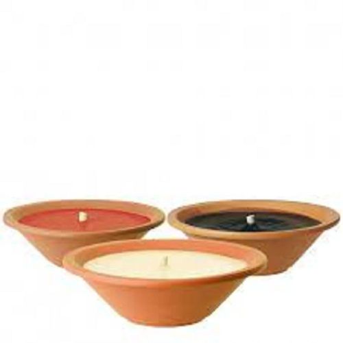 Plain Clay Diya Candle Standard