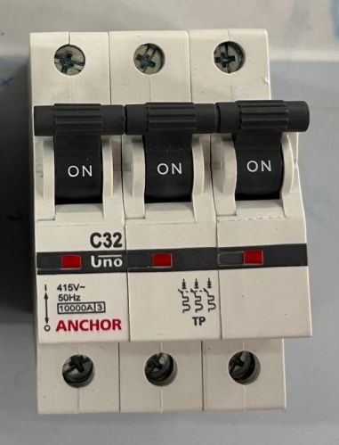 16A Triple Pole C32 Anchor MCB Switch