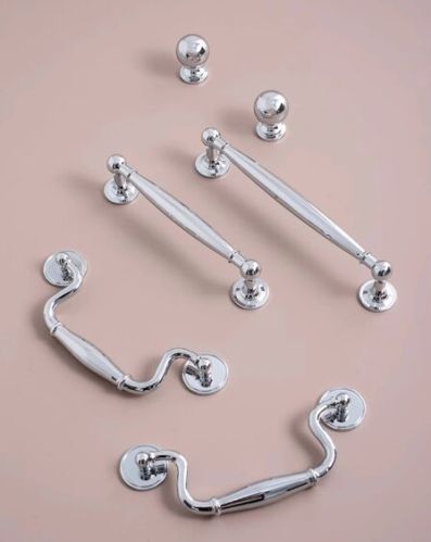 Metal Cabinet Pull Handles, Color : Silver