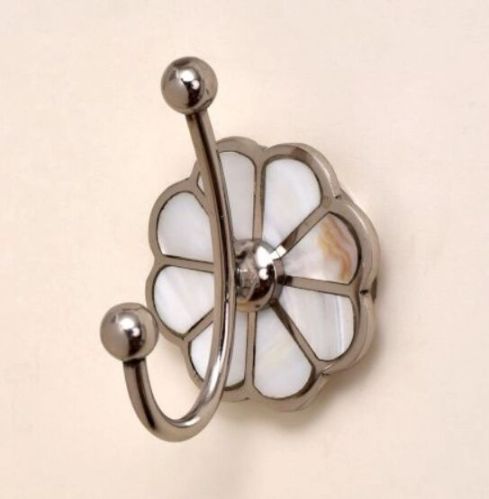 Metal Mop Bath Hooks, Color : Silver for Bathroom Organization