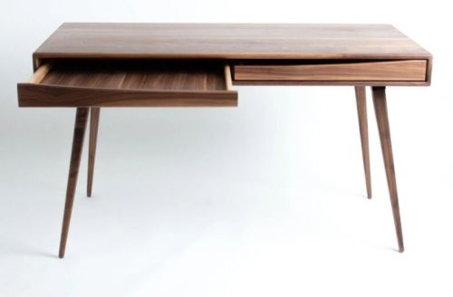 Wooden Desk Table, Color : Brown for Study, Work