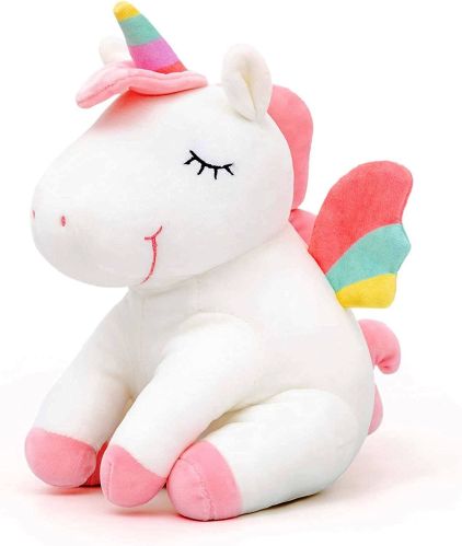 White Unicorn Soft Toy