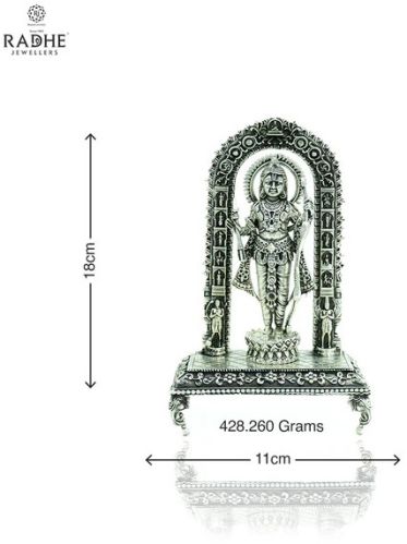God RAM Lalla Silver Idol