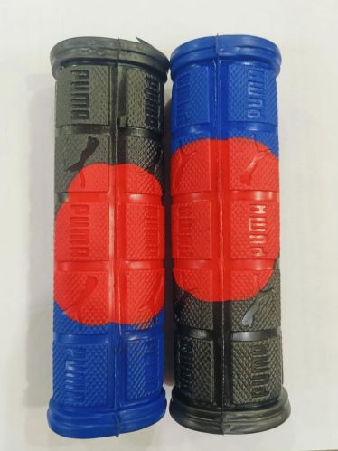 Rubber Plain Multicolor Bike Handle Grip Cover