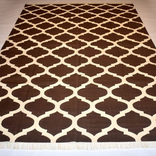 Geometric Tribal Woven Rugs Minimalist for High-Traffic Areas