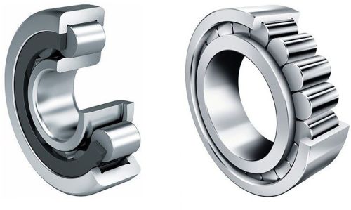 Steel Cylindrical Roller Bearings, Color : Silver