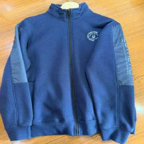Mens Fleece Jacket, Color : Blue