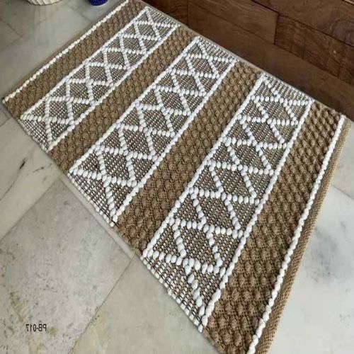 Printed A 23 Flat Weave Cotton Durries for Floor Covering